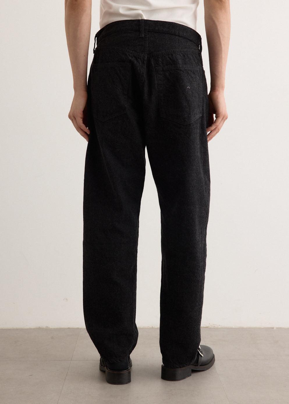 5P Zipper Front Denim Pants