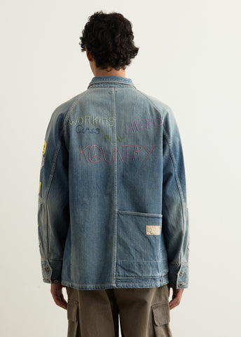 12oz Denim CACTUS Coverall (PECKISH AMIGO Sleeve Model)