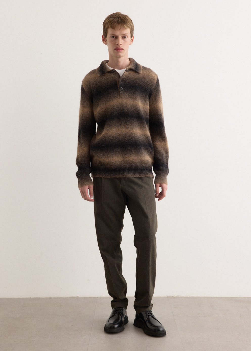 Alfie Long Sleeve Polo Cardigan