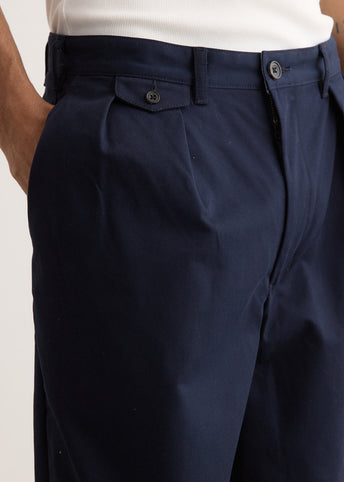 2 Pleats Twill Pants