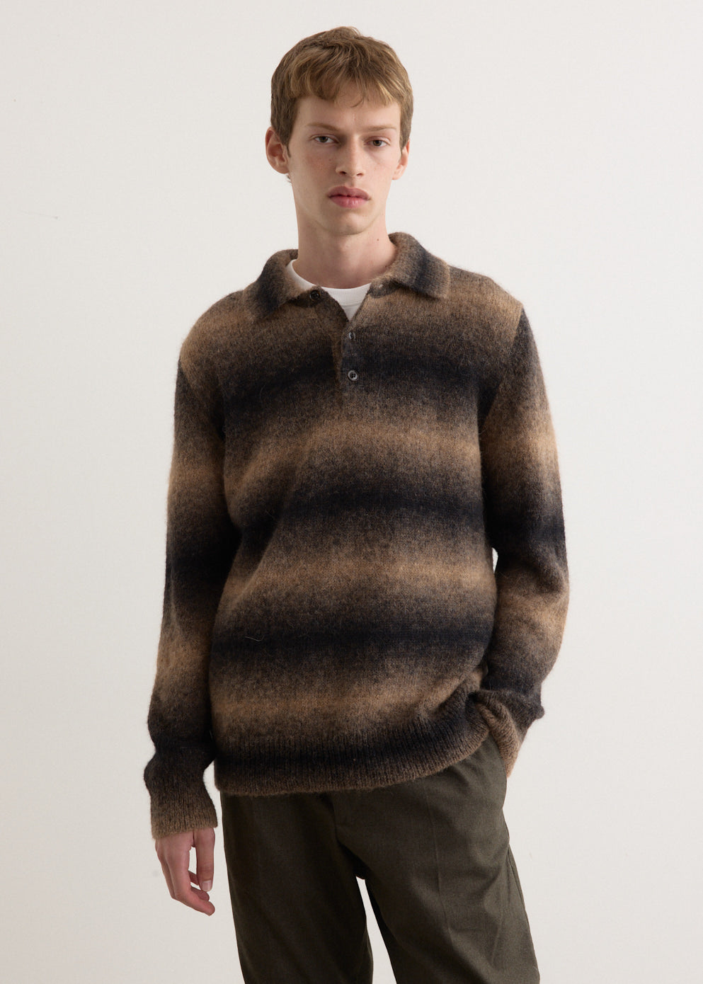 Alfie Long Sleeve Polo Cardigan