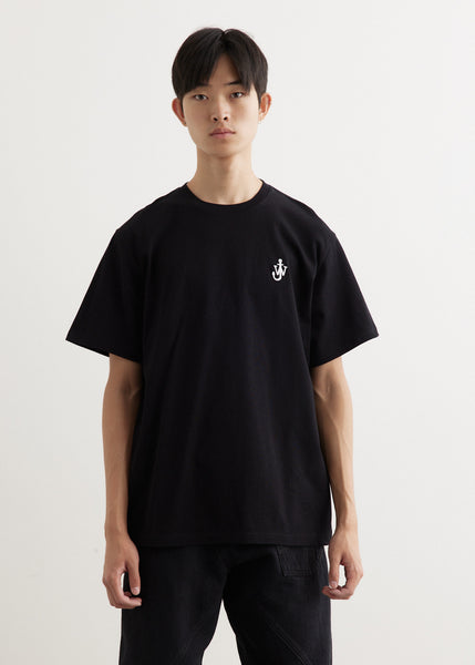 Tシャツ・カットソー J W ANDERSON 'Anchor Embroidery' T-shirt (JT0257PG1510 999) ANCHOR LOGO T-SHIRT – JW Anderson