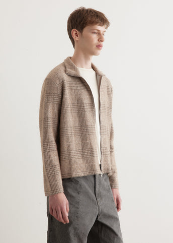 Shrunken Full Zip Polo