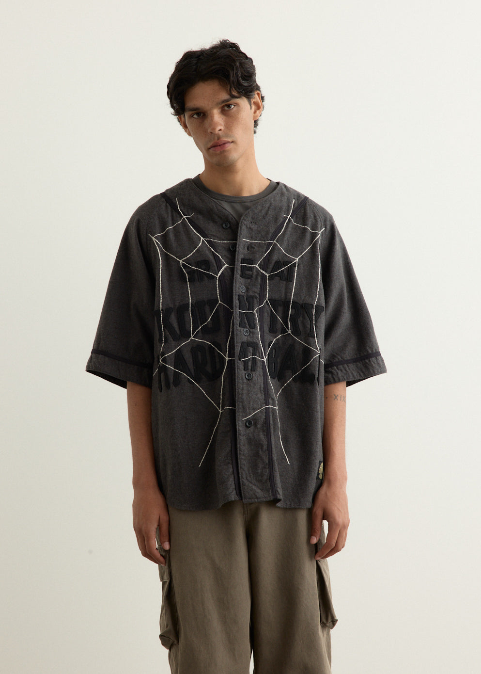 Cotton Wool GREAT KOUNTRY Baseball Shirt