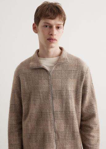 Shrunken Full Zip Polo