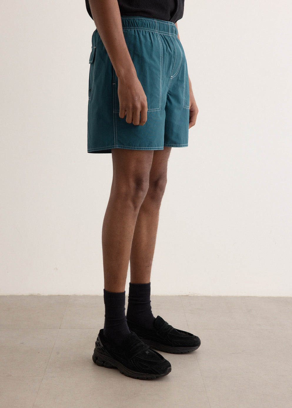 Talley Contrast Stitch Swim Shorts