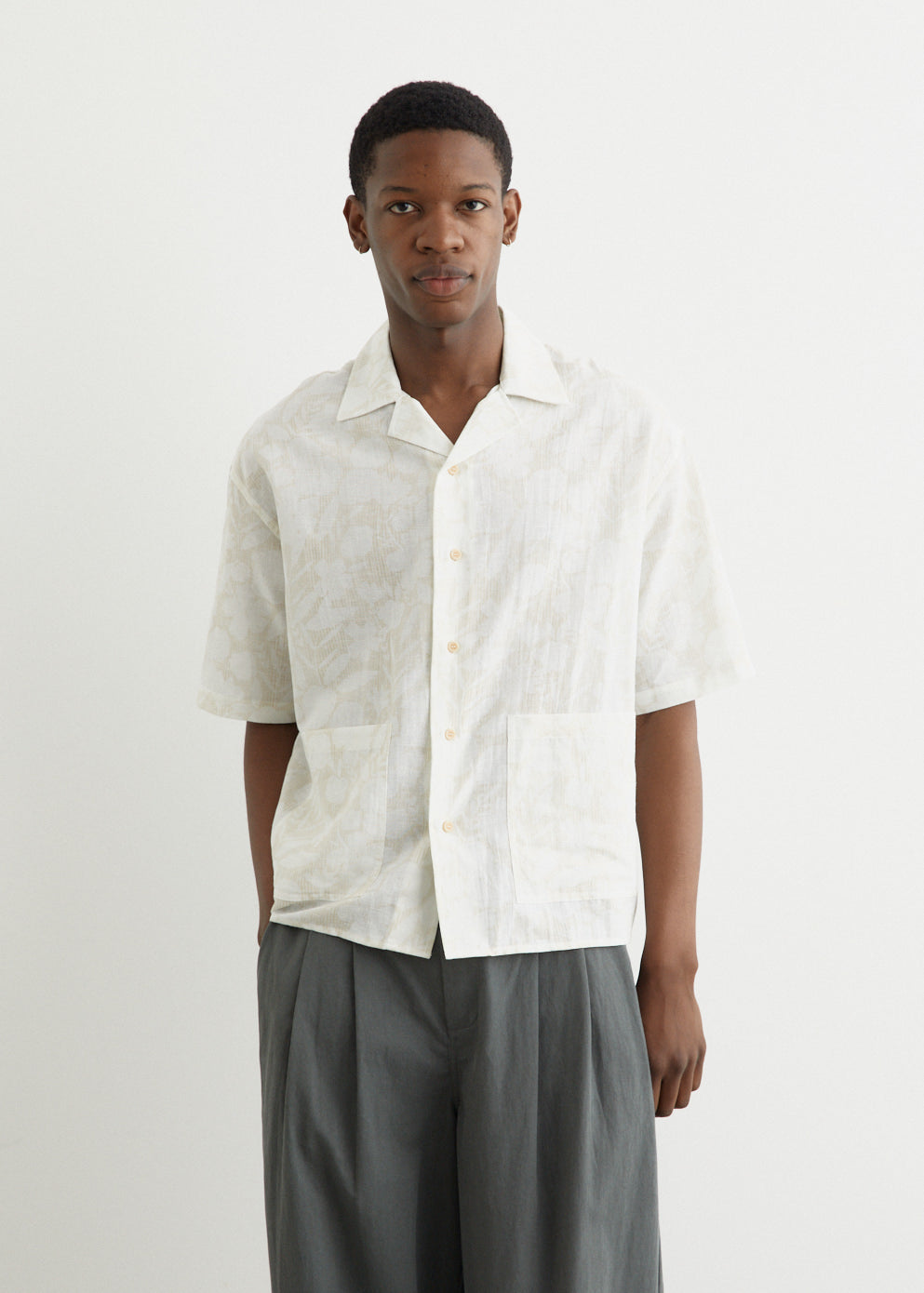 Incu Collection - Shadows Boxy Camp Collar Shirt - Shirt,Specials : American Fashion Style Bags On Sale Incu Collection - Shadows Boxy Camp Collar Shirt - Shirt,Specials : American Fashion Style Bags On Sale