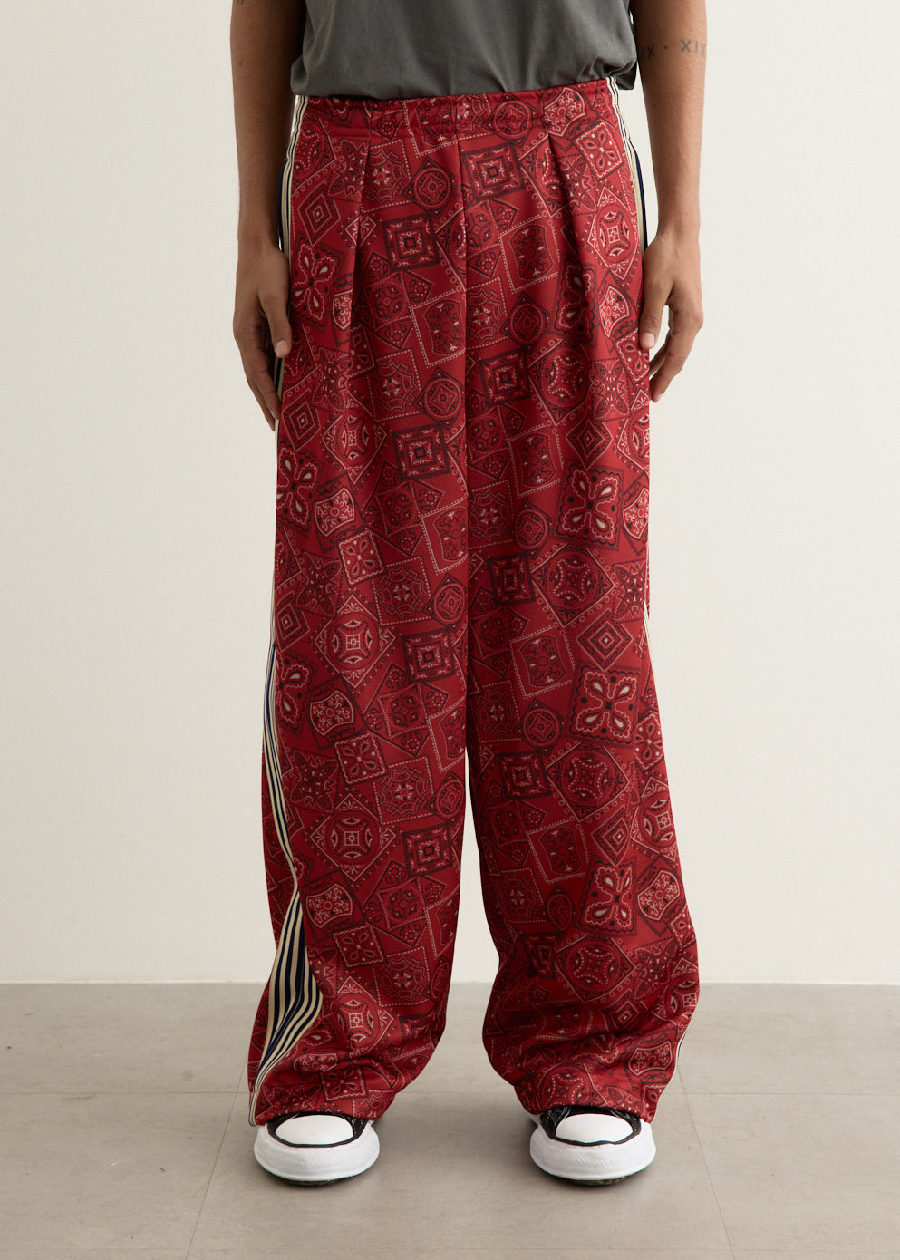 Smooth Jersey COOKIE Bandanna Baggy Track Pants