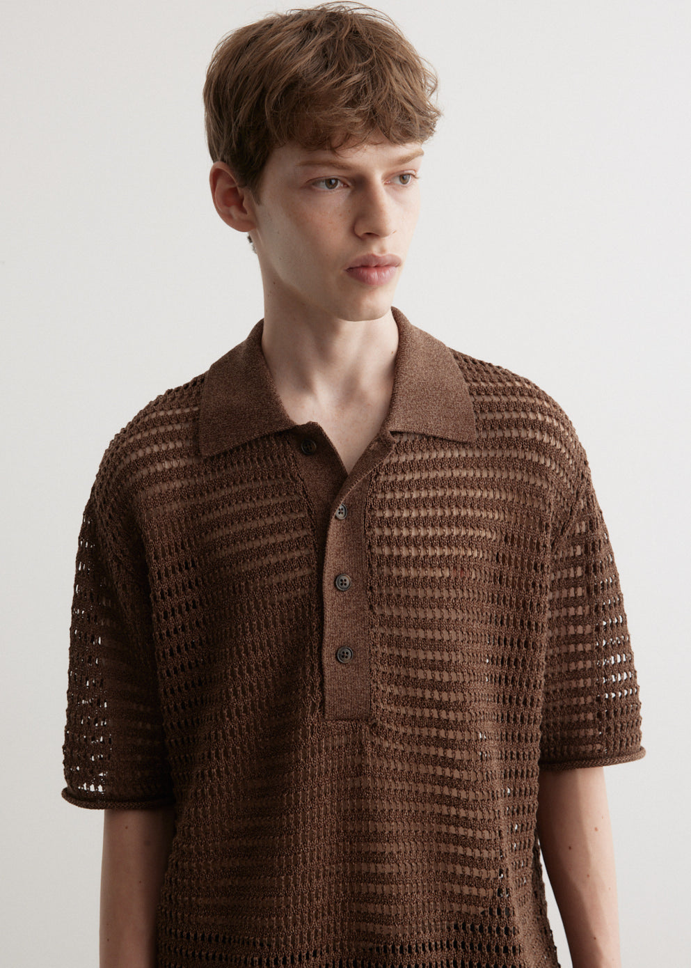 当店だけの限定モデル Short Work Open Sleeve Shirt Polo トップス