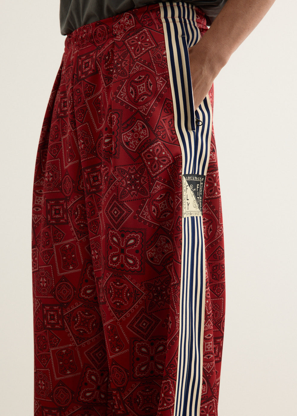 Smooth Jersey COOKIE Bandanna Baggy Track Pants