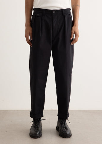2 Pleats Twill Pants