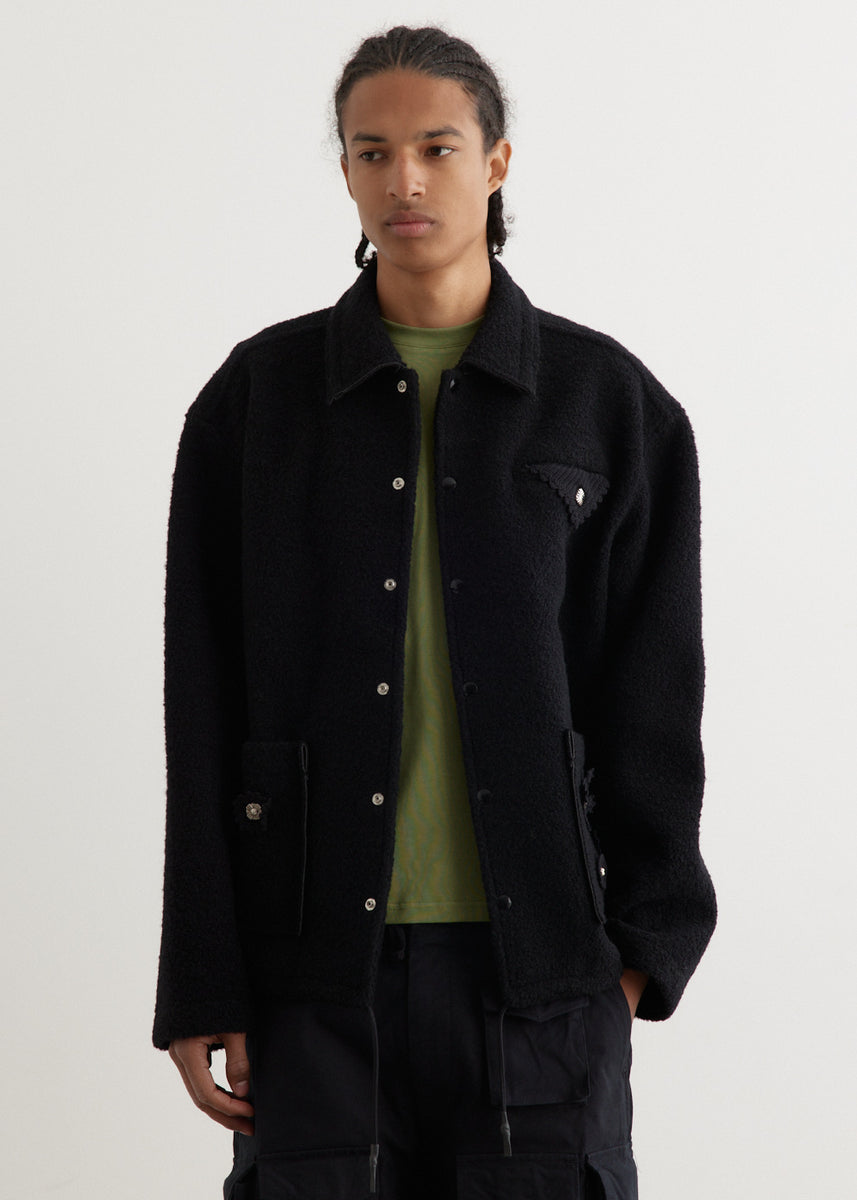 ジャケット・アウター Two face panel boa blouson Two face panel boa blouson