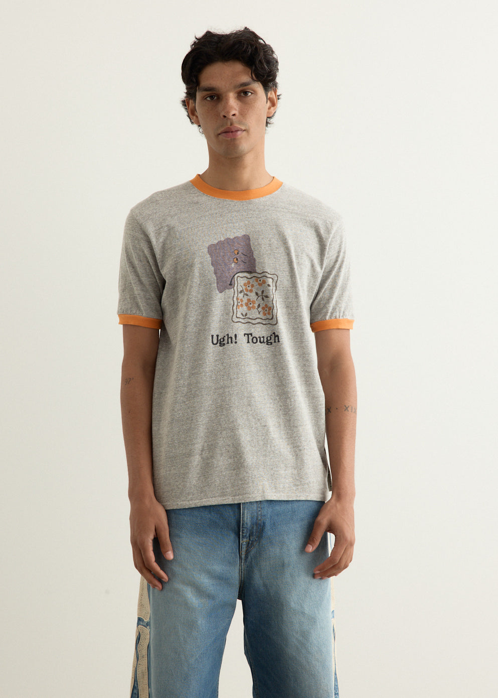 TOP Jersey RINGER T-Shirt (TOUGH PECKISH BOWY)
