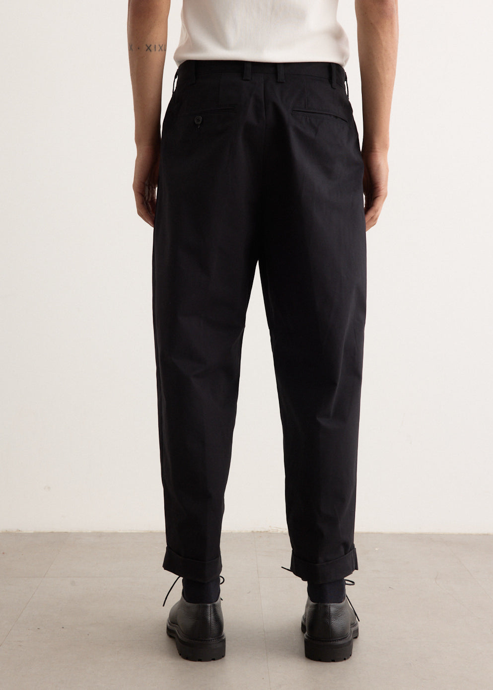 2 Pleats Twill Pants