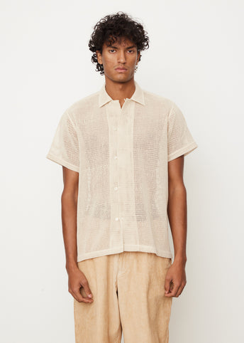 Open Weave Short Sleeve Shirt