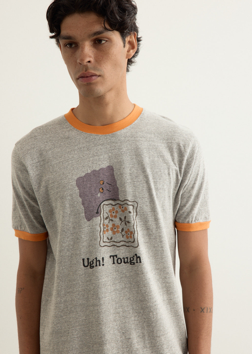 TOP Jersey RINGER T-Shirt (TOUGH PECKISH BOWY)