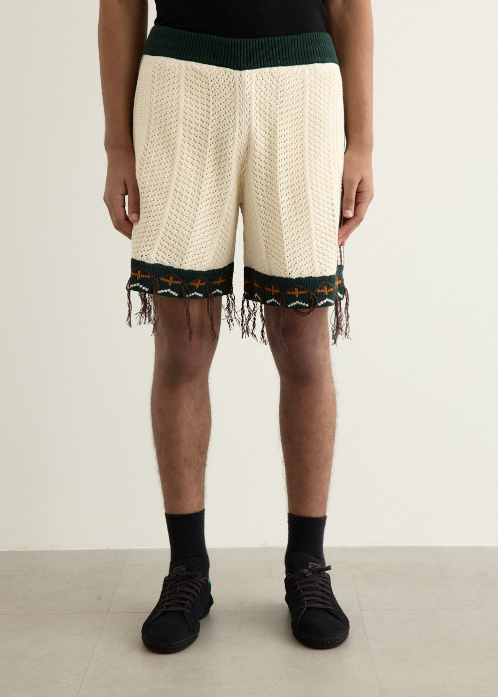 x CLOT by Edison Chen Crochet Shorts