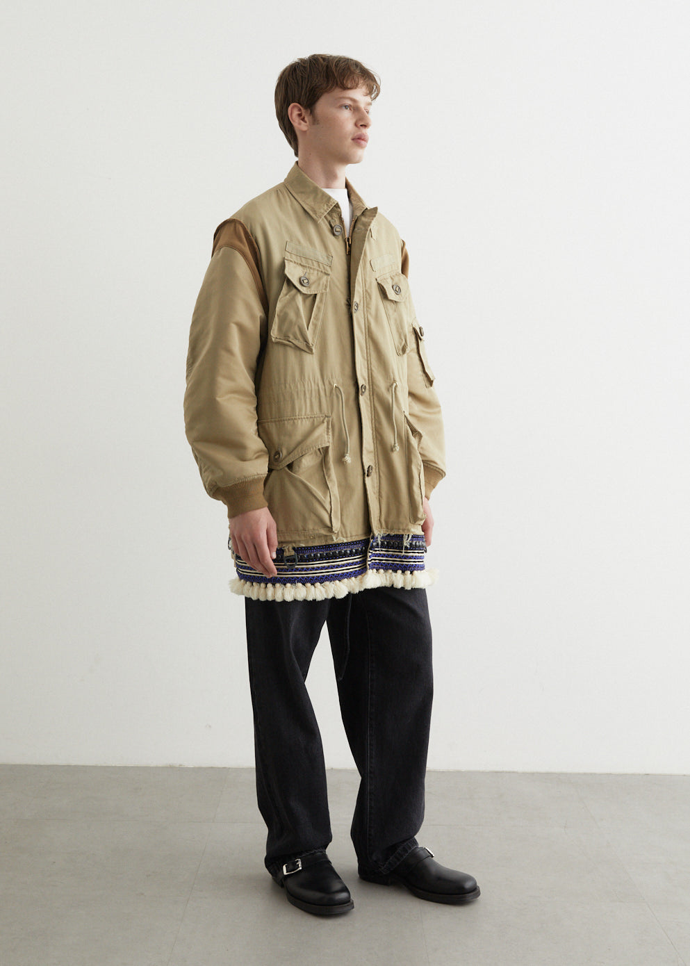美品】Undercover Mods Coat Brown Undercover undercover coat