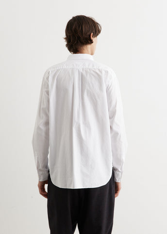 Jacquard Block Pattern Gingham Shirt