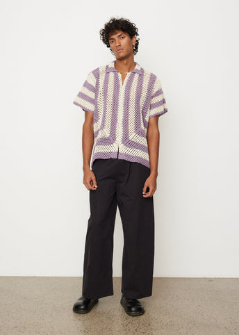 Flagship Crochet Short Sleeve Shirt