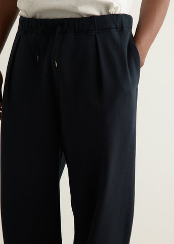 Cotton Jersey Wide Pants