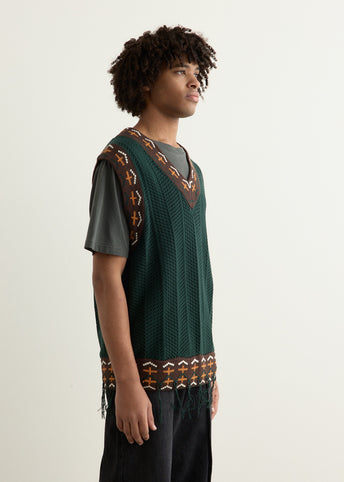 x CLOT by Edison Chen Crochet Vest