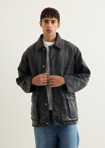 Product Dyed Organic Cotton Duck Blouson