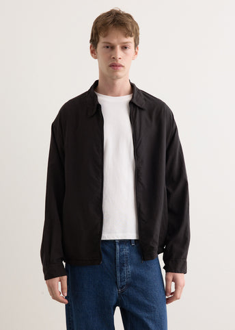 Silk Garment Dyed Blouson