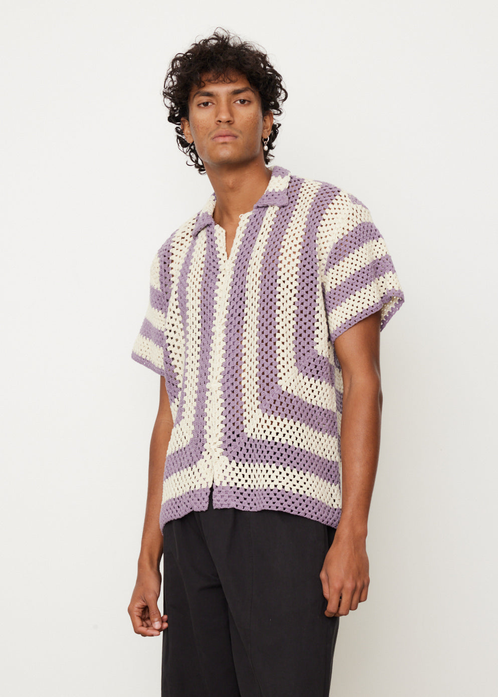 Flagship Crochet Short Sleeve Shirt