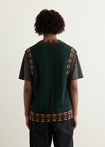 x CLOT by Edison Chen Crochet Vest