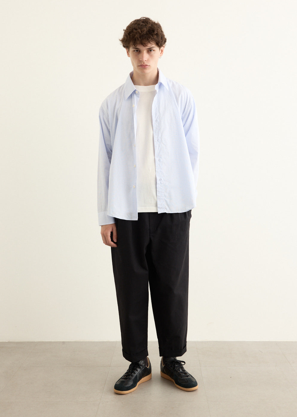 2 Pleats Twill Pants