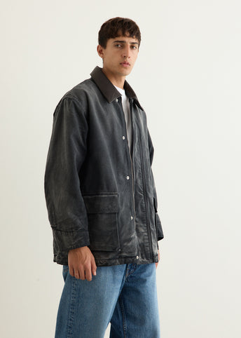 Product Dyed Organic Cotton Duck Blouson