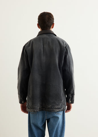 Product Dyed Organic Cotton Duck Blouson