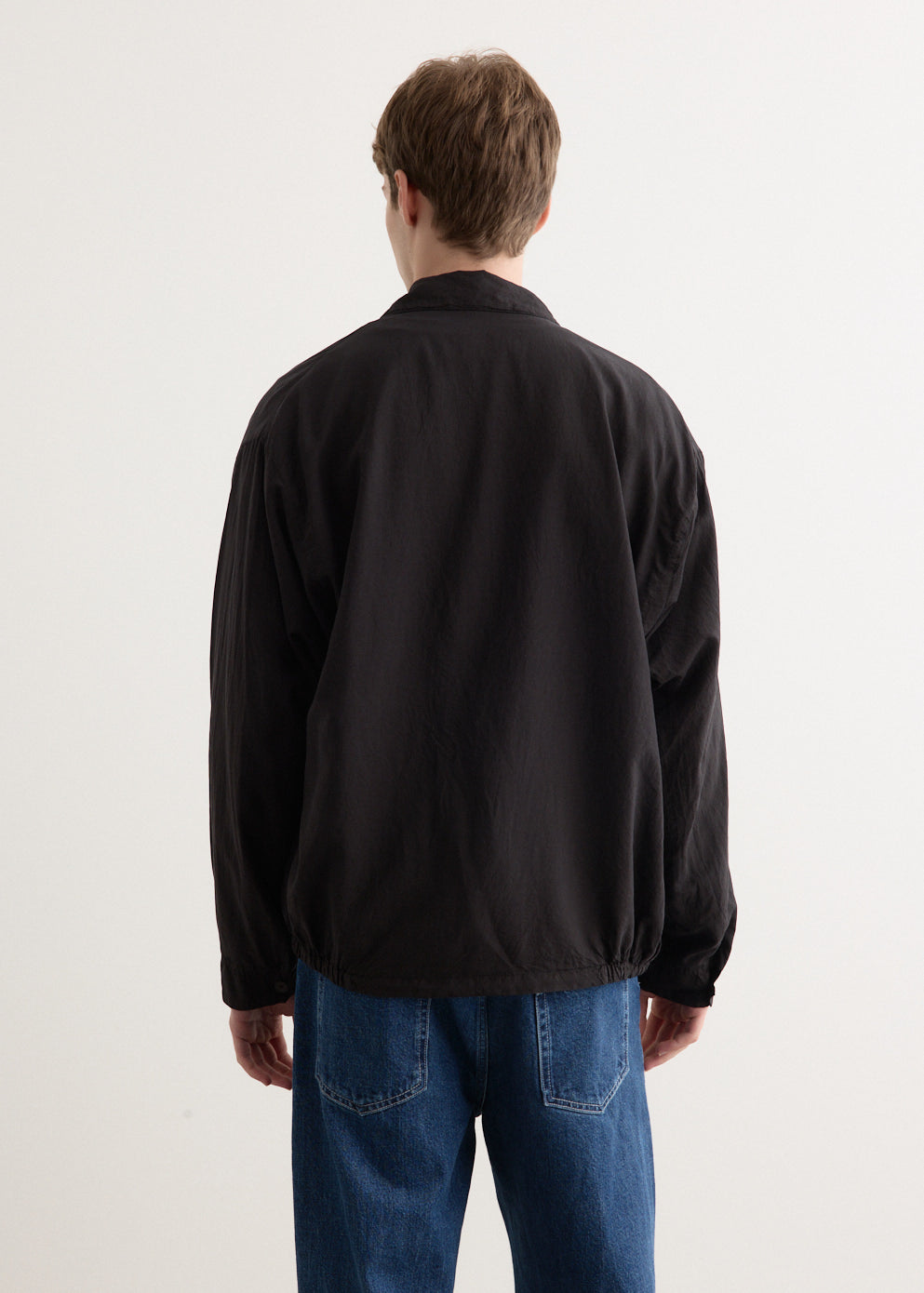 Silk Garment Dyed Blouson