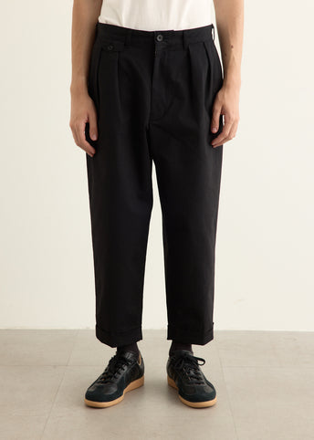2 Pleats Twill Pants