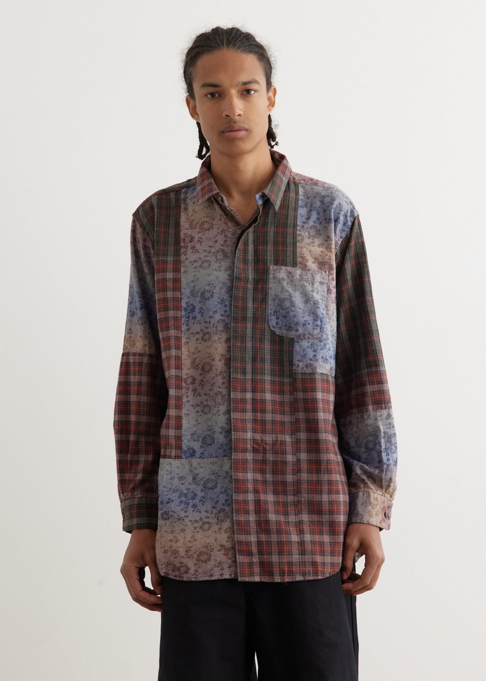 Engineered Garments - Combo Short Collar Shirt - Shirt,Specials : American Fashion Style Bags On Sale Engineered Garments - Combo Short Collar Shirt - Shirt,Specials : American Fashion Style Bags On Sale