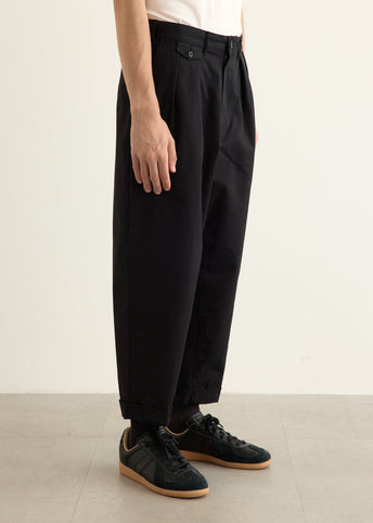 2 Pleats Twill Pants