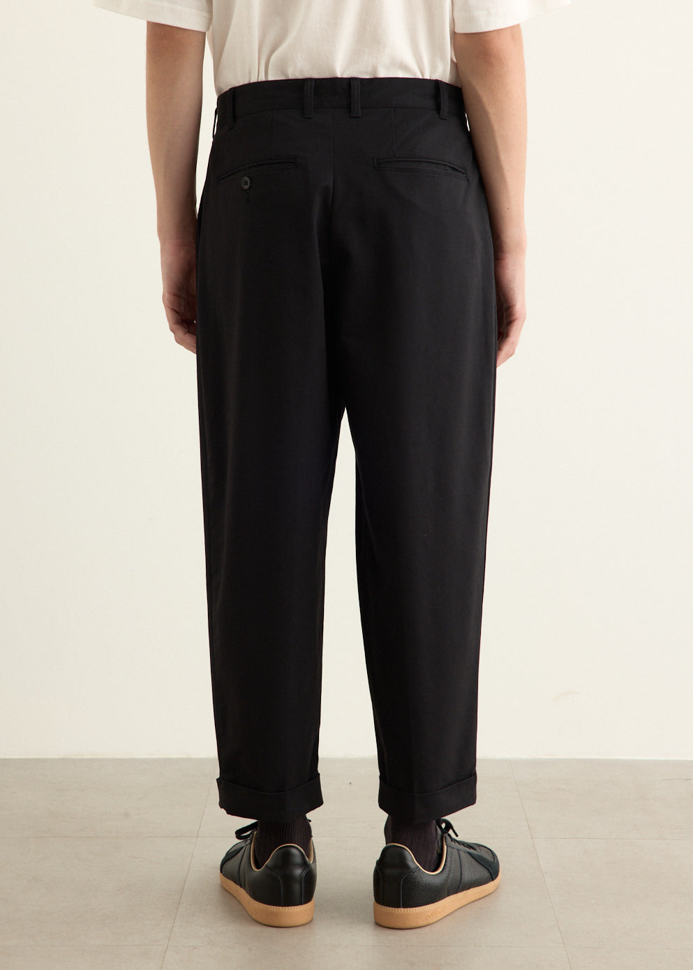 2 Pleats Twill Pants