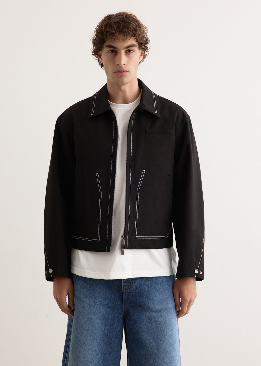 Ader Error - Piped Jacket - Jacket,All Products : American Fashion Style Bags On Sale