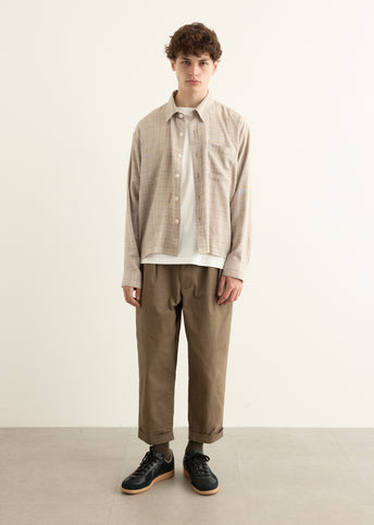 2 Pleats Twill Pants