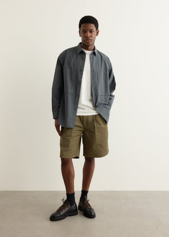 Incu Exclusive Double Pleat Belted Shorts