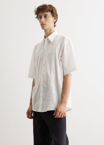 Sandaan Short-Sleeve Cotton Poplin Shirt