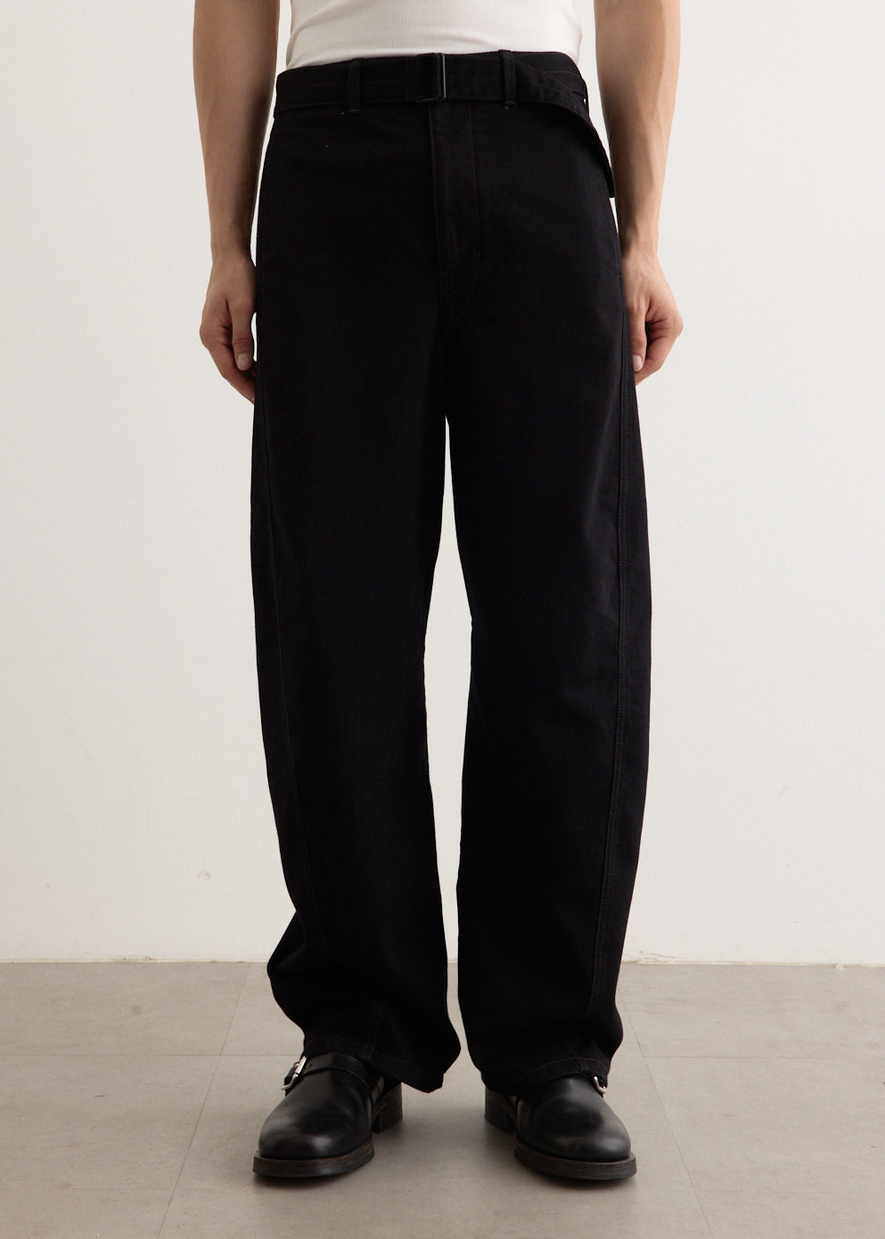 Lemaire - Twisted Belted Pants - Pant,Specials : American Fashion Style Bags On Sale Lemaire - Twisted Belted Pants - Pant,Specials : American Fashion Style Bags On Sale