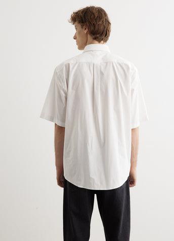 Sandaan Short-Sleeve Cotton Poplin Shirt