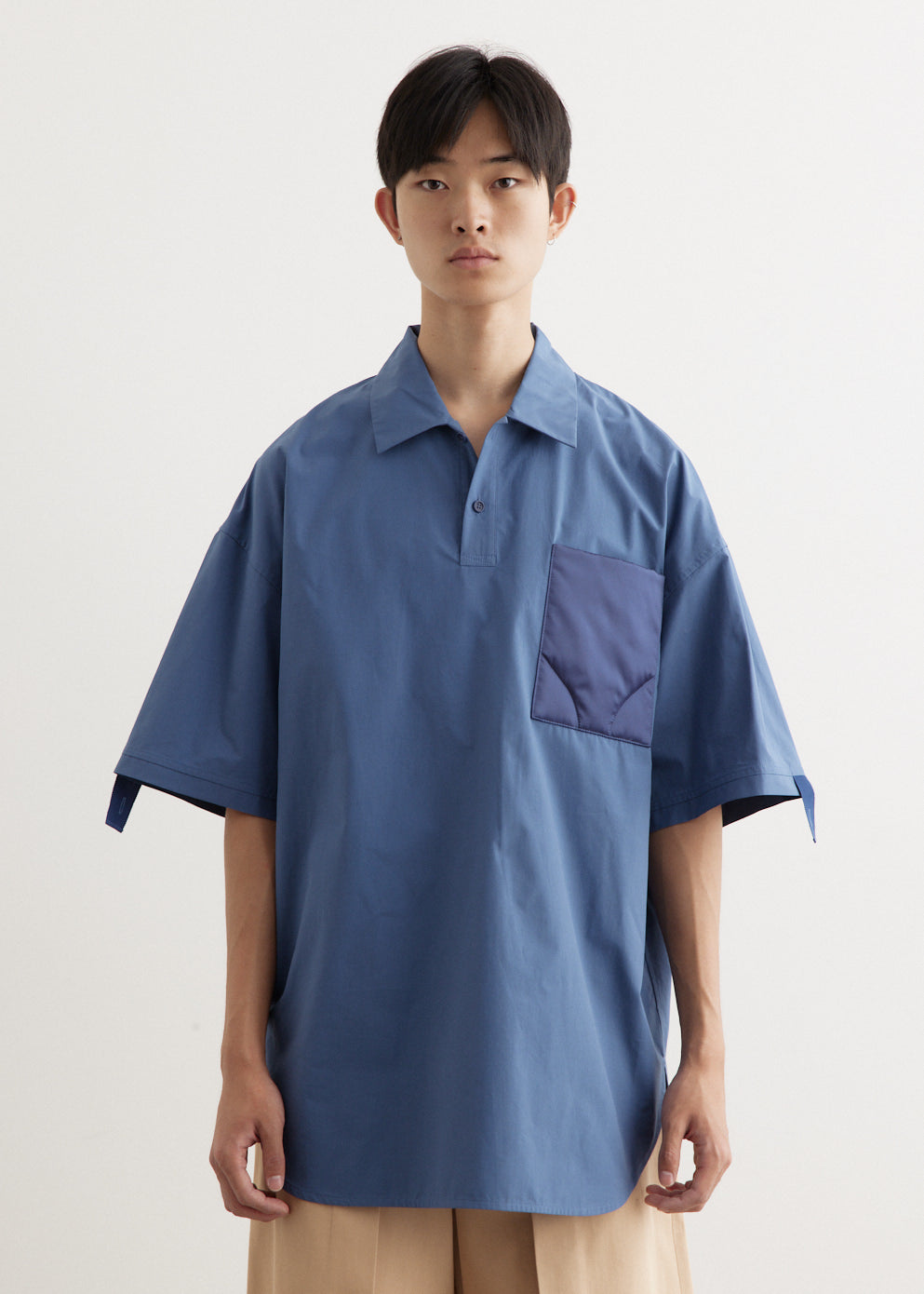 JW Anderson - Quilted Pocket Polo Top - Polo,Specials : American Fashion Style Bags On Sale JW Anderson - Quilted Pocket Polo Top - Polo,Specials : American Fashion Style Bags On Sale