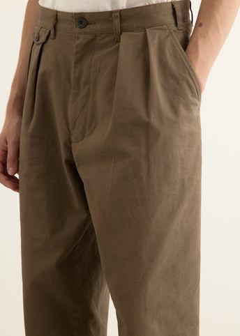 2 Pleats Twill Pants