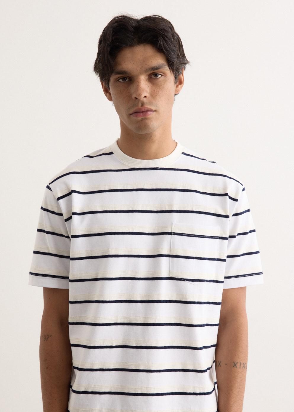 Stripe Pocket T-Shirt