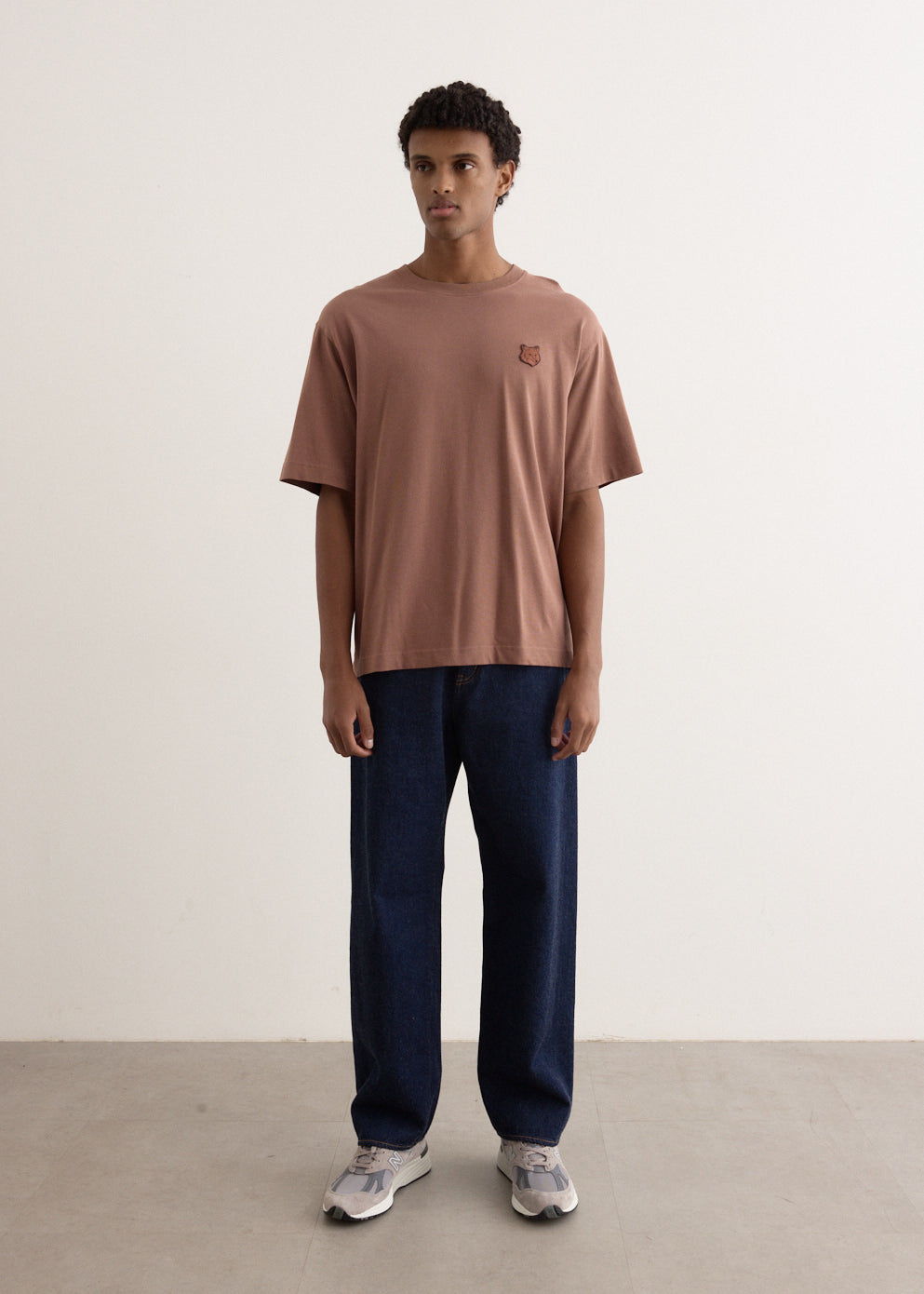 Bold Fox Head Patch Oversized T-Shirt