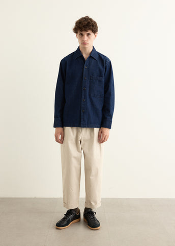 2 Pleats Twill Pants