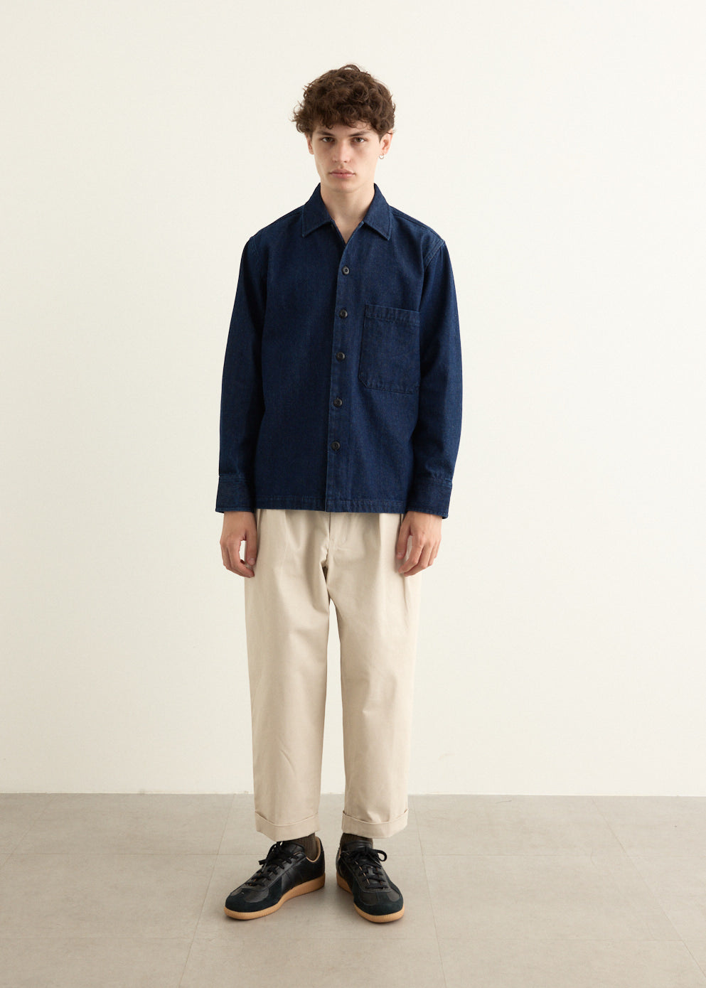 2 Pleats Twill Pants